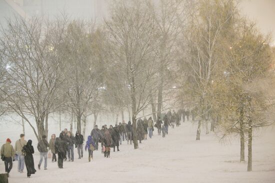 First heavy snowfall in November