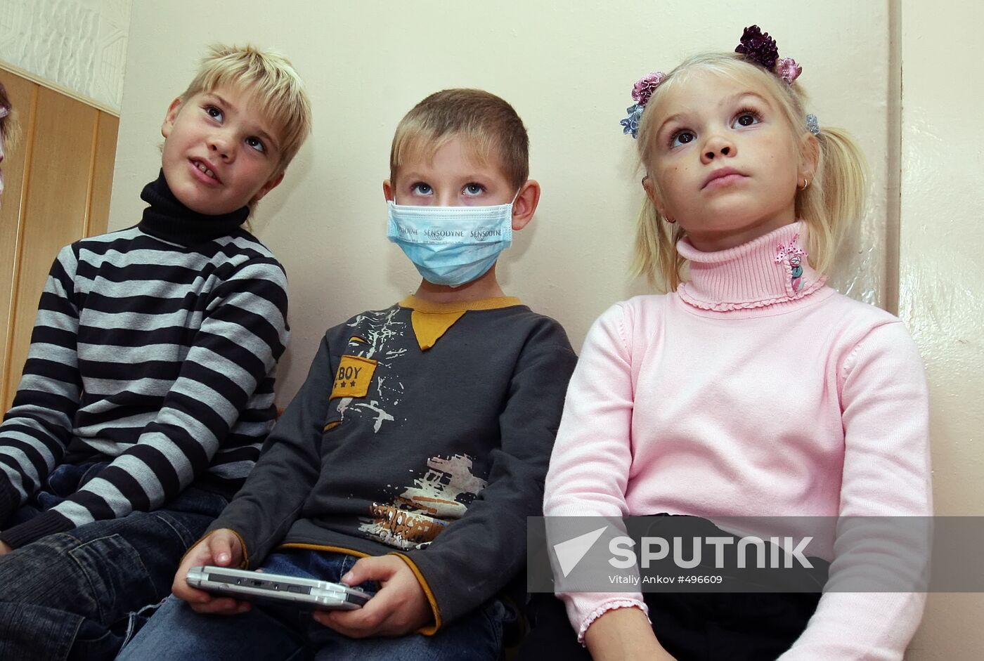 Chidren treated for flu and viral infections