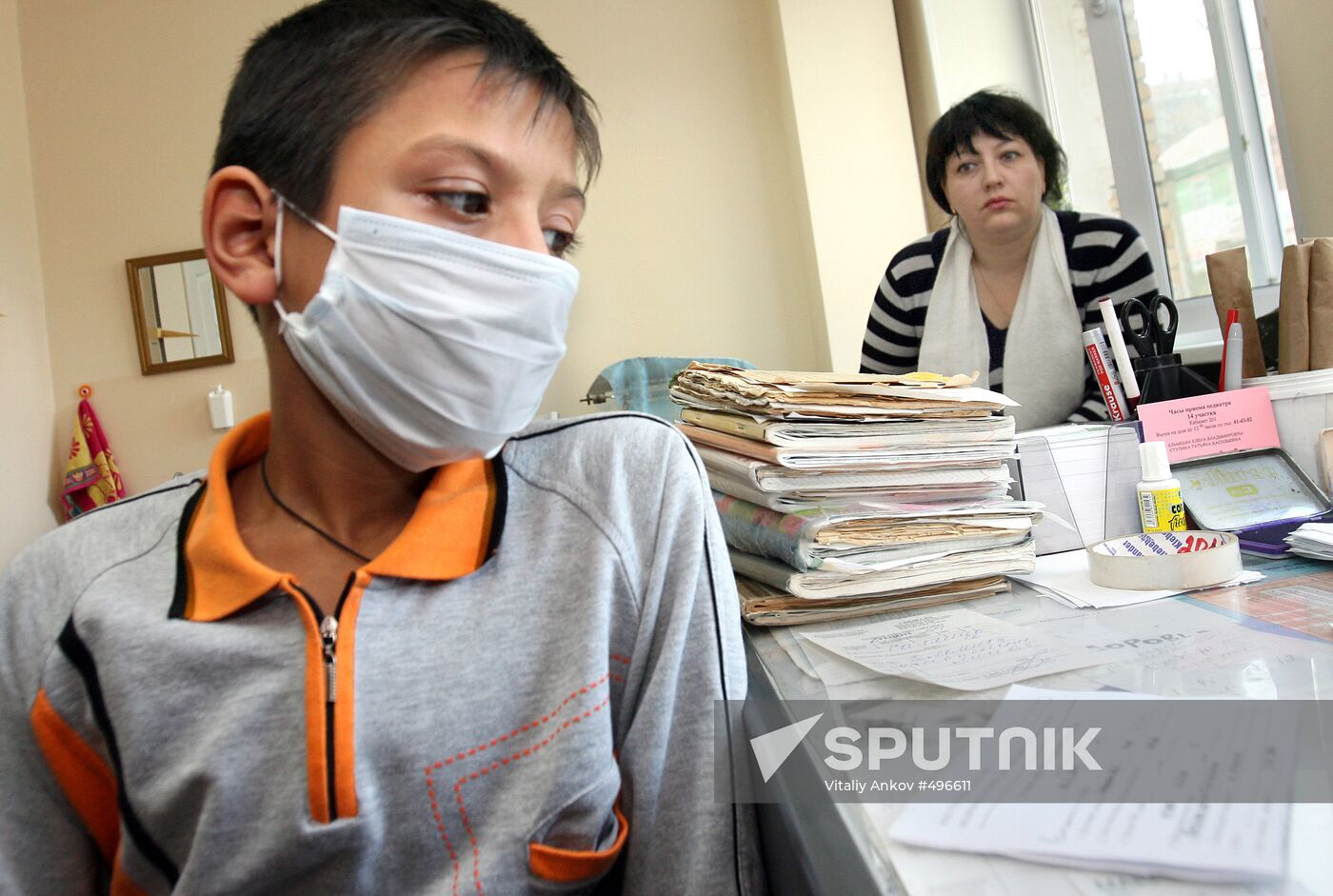 Chidren treated for flu and viral infections