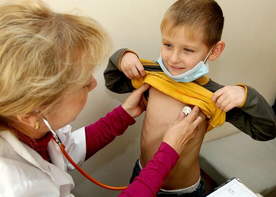 At the doctor's