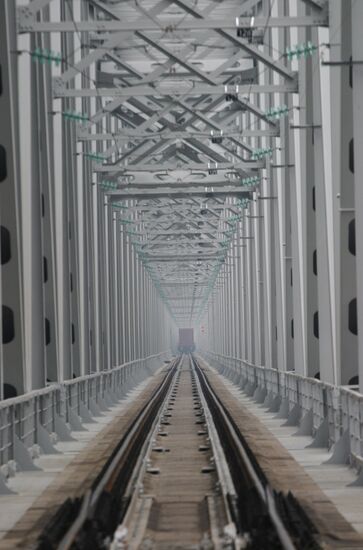 Phase 2 of railway bridge over Amur commissioned in Khabarovsk