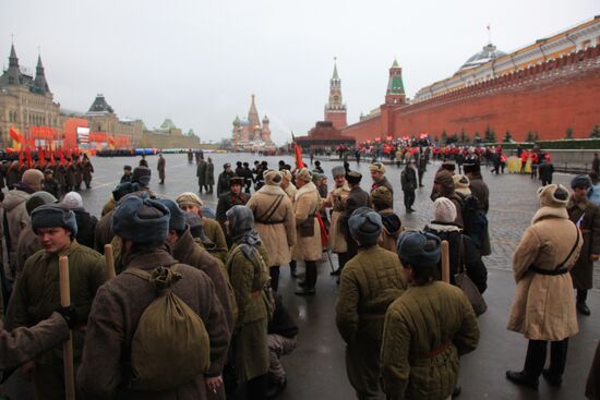 Parade on Red Square