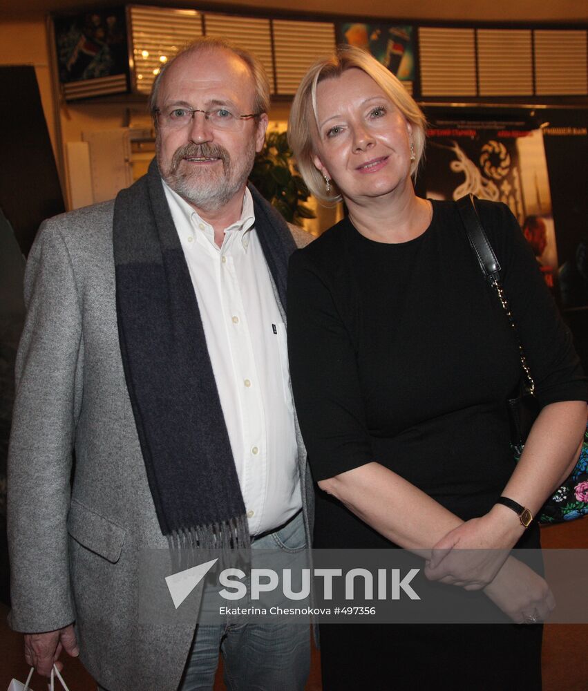 Director Vladimir Khotinenko with spouse