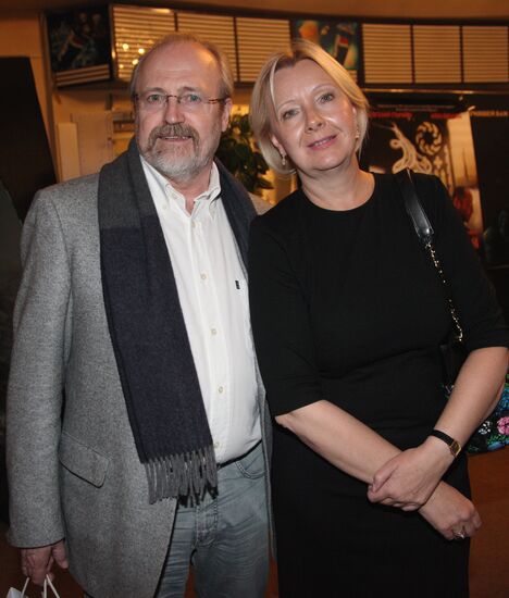 Director Vladimir Khotinenko with spouse