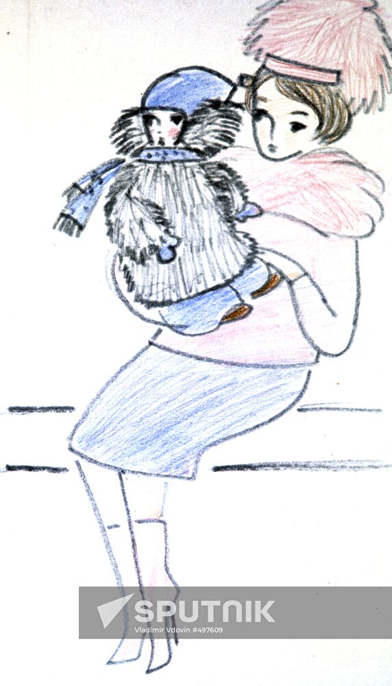 Painting Muscovite with a Baby