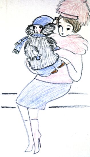 Painting Muscovite with a Baby