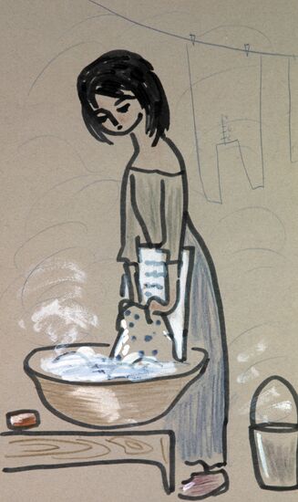 Painting of "Cosette"