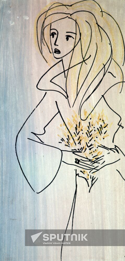 Painting "Margarita Meets Master First Time"