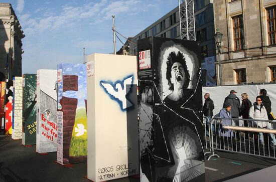 Installation at Berlin Wall site