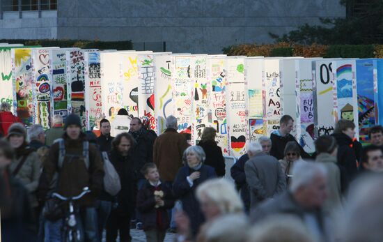 Installation at Berlin Wall site