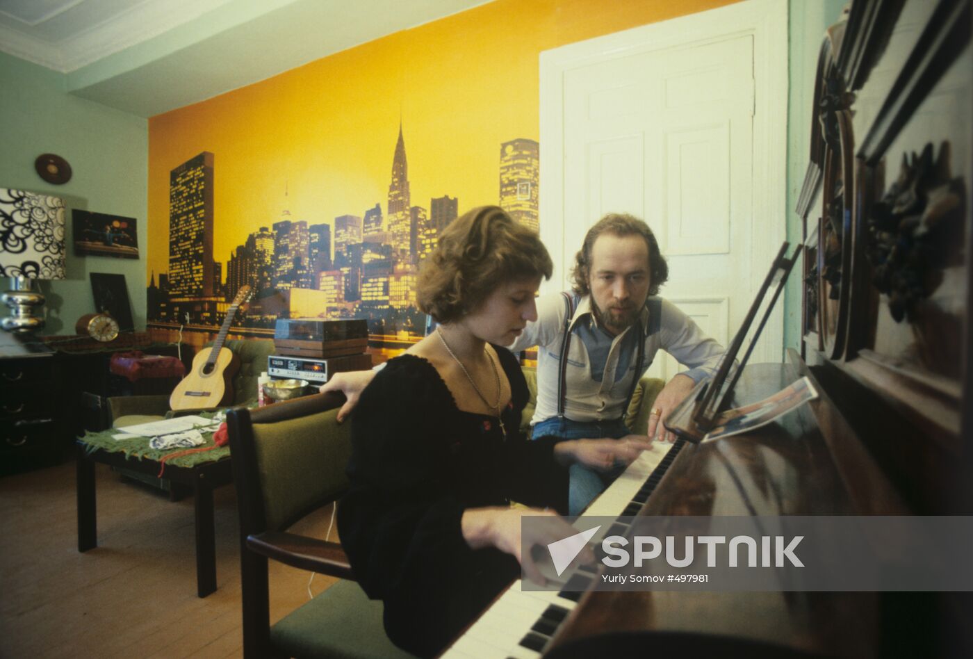 Olga Korbut and he husband Leonid Bortkevich