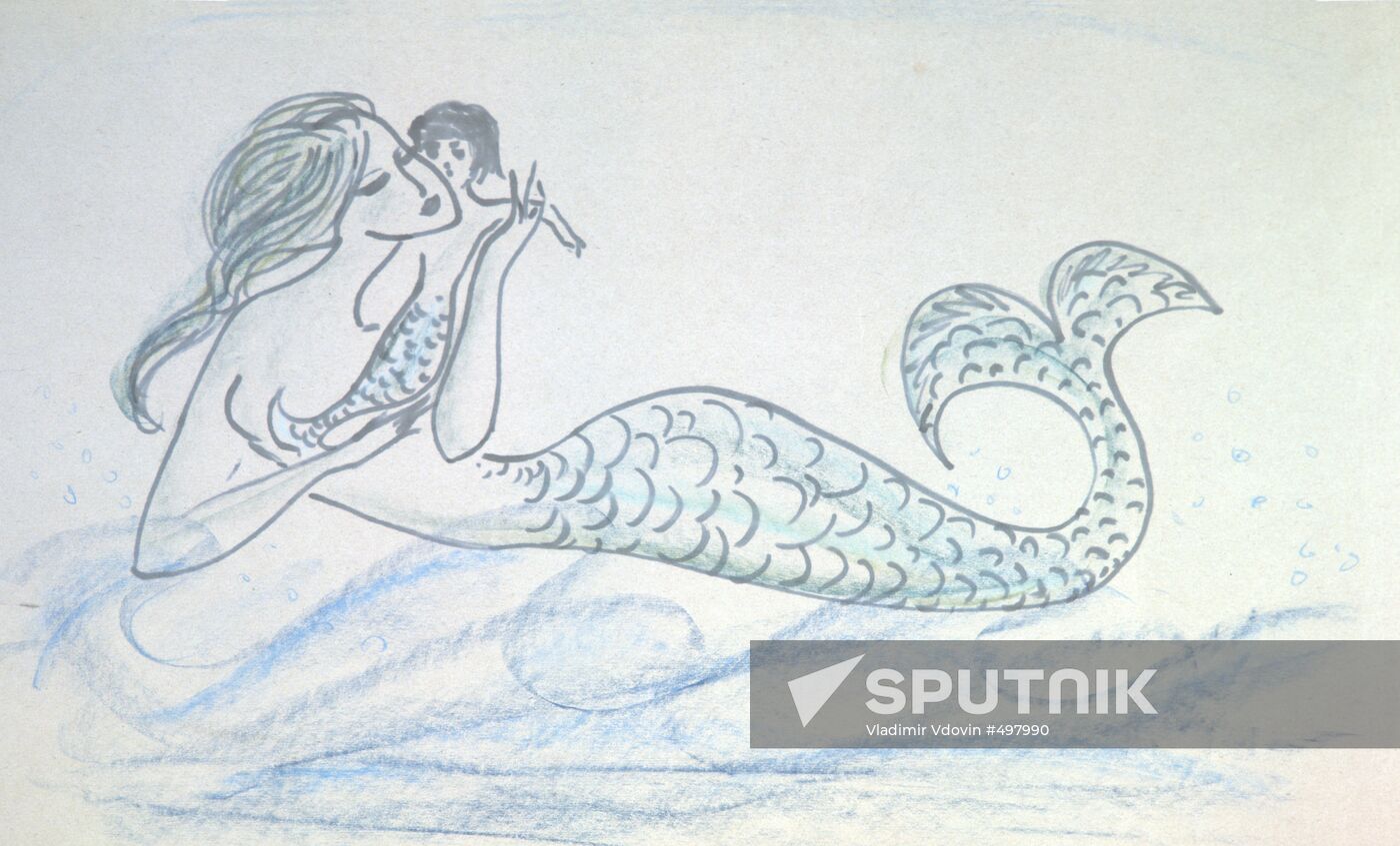 "Siren with a Daughter" picture