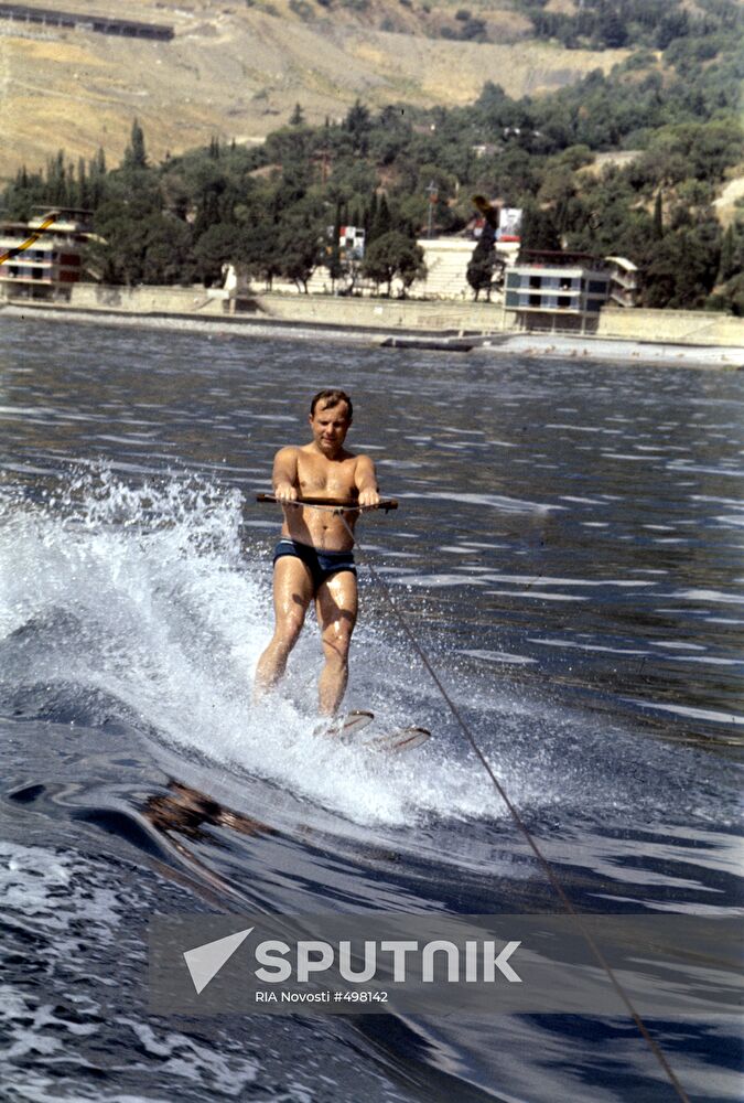 Yuri Gagarin on vacation