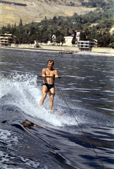Yuri Gagarin on vacation