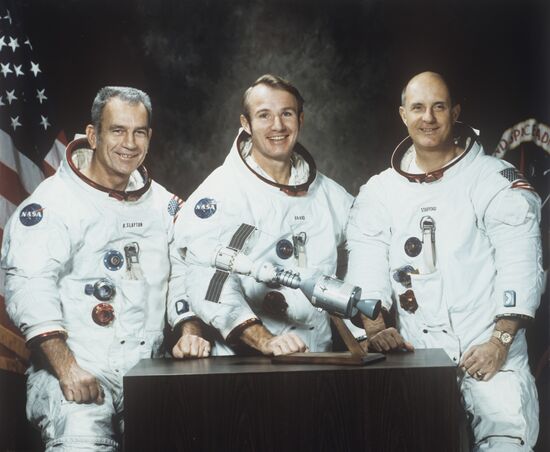 Donald Slayton, Vance Brand, Thomas Stafford