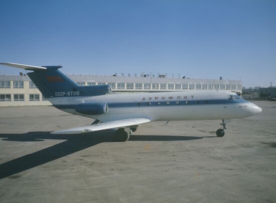 Yak-40 airliner