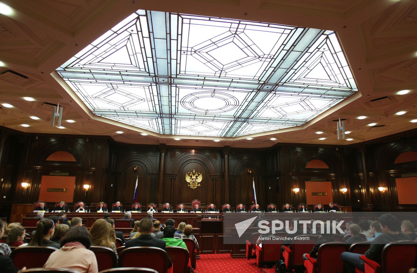 Russia's Constitutional Court's sitting