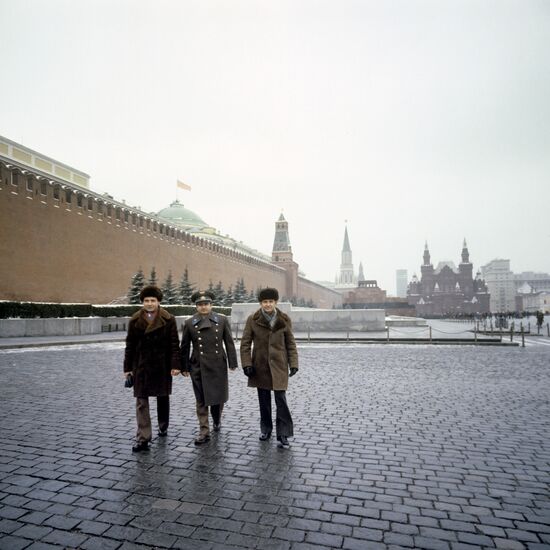 Gennadi Strekalov, Leonid Kizim and Oleg Makarov