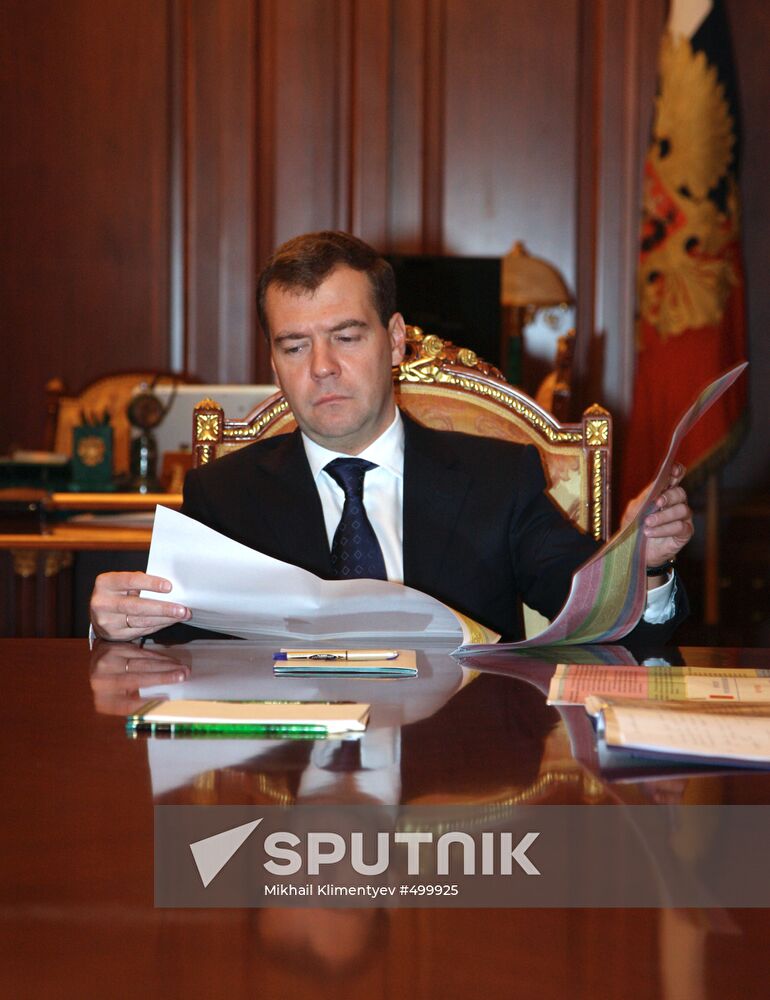 Dmitry Medvedev's meetings on November 10, 2009
