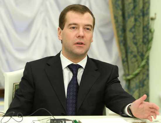 Dmitry Medvedev meets with Werner Faymann