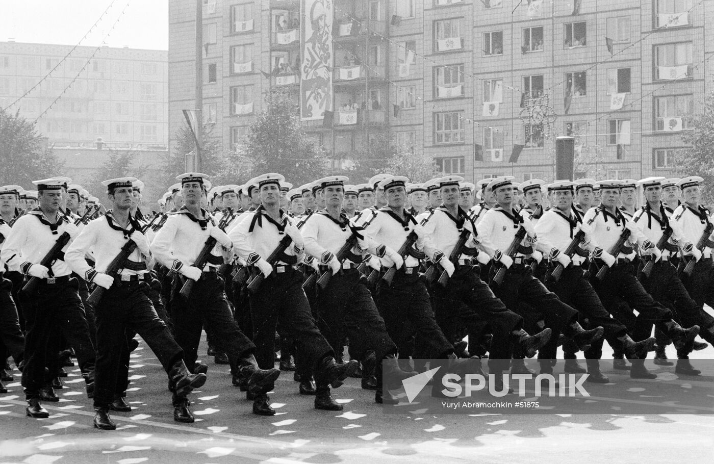 ARMY PARADE GDR ESTABLISHMENT ANNIVERSARY