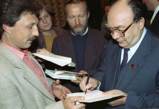 YAKOVLEV BOOK PRESENTATION AUTOGRAPHS