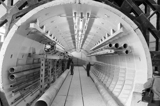 AN EXPERIMENTAL MODEL OF THE TUNNEL 