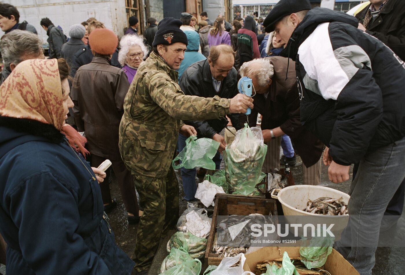 MAGADAN RESIDENTS FISH MARKET