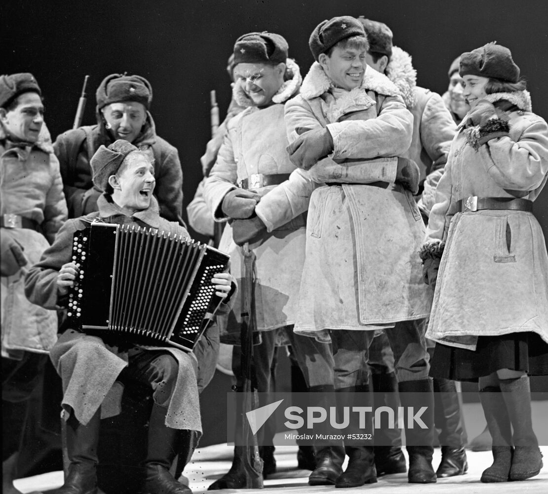 PLAY "VASILY TYORKIN" MOSSOVET THEATER NOVIKOV 