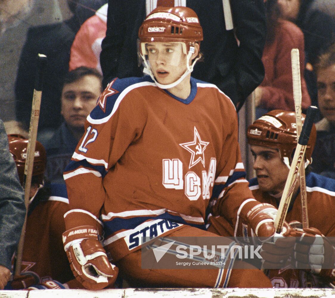 ICE-HOCKEY PLAYER PAVEL BURE