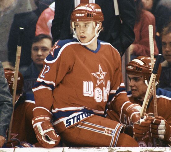 ICE-HOCKEY PLAYER PAVEL BURE
