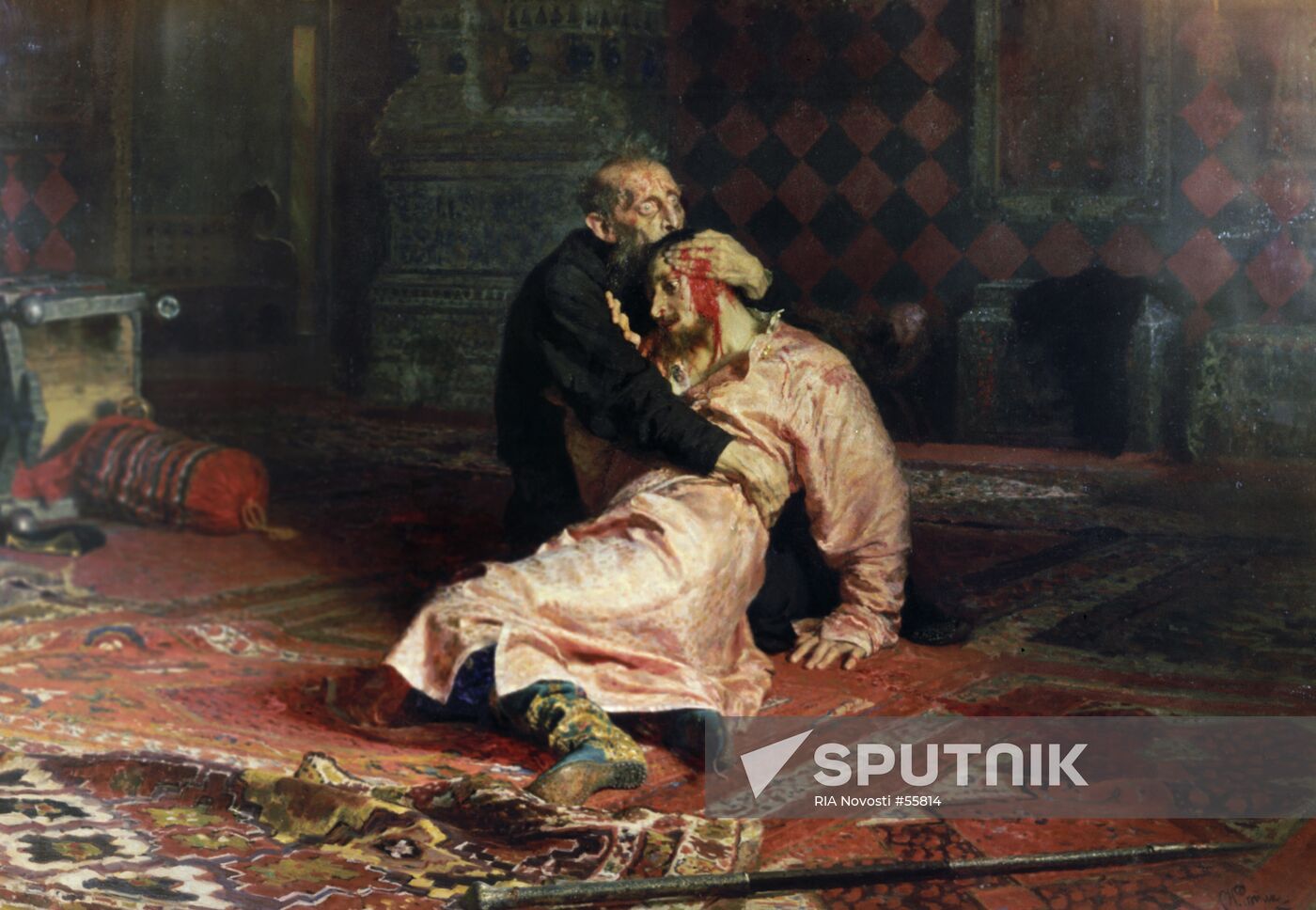 REPIN "IVAN THE TERRIBLE AND HIS SON IVAN"