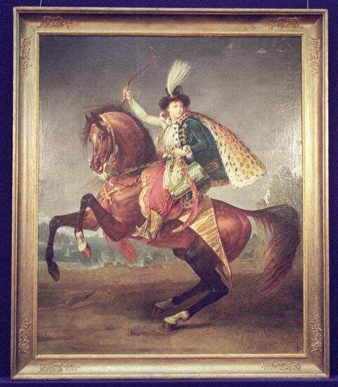 GROT 'APORTRAIT OF PRINCE YUSUPOV RIDING'