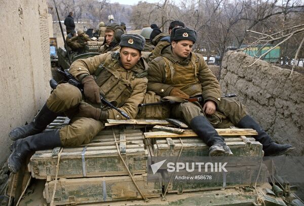 SOVIET TROOPS AFGHANISTAN