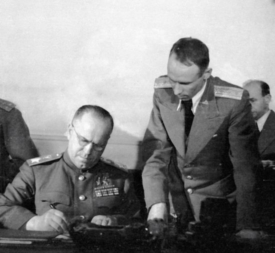 ZHUKOV ACT CAPITULATION OF GERMANY
