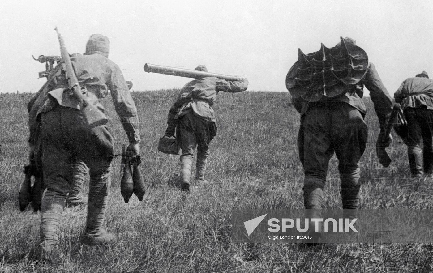 MORTAR DETACHMENT POSITION WWII