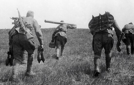 MORTAR DETACHMENT POSITION WWII