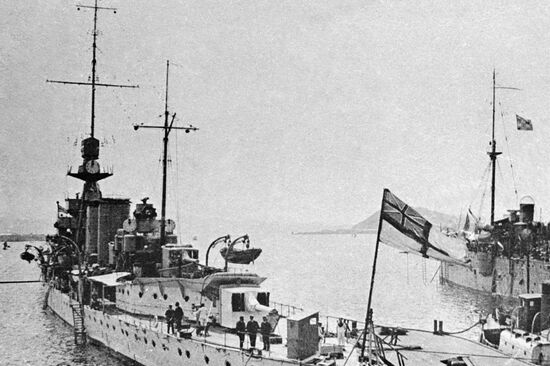 WARSHIPS INTERVENTIONISTS VLADIVOSTOK