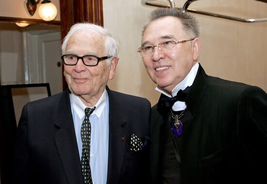 Pierre Cardin and Vyacheslav Zaitsev