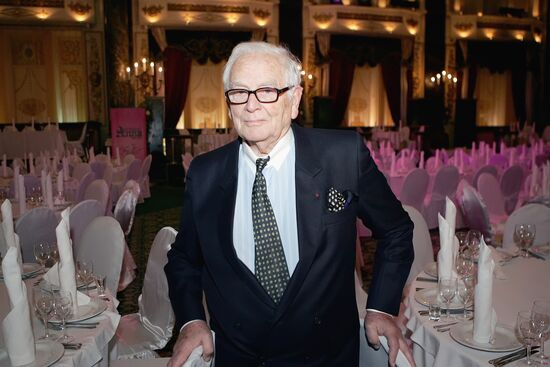 French fashion designer Pierre Cardin