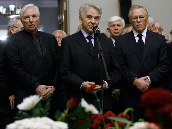 Yury Osipov, Gennady Mesyats and Leonid Keldysh