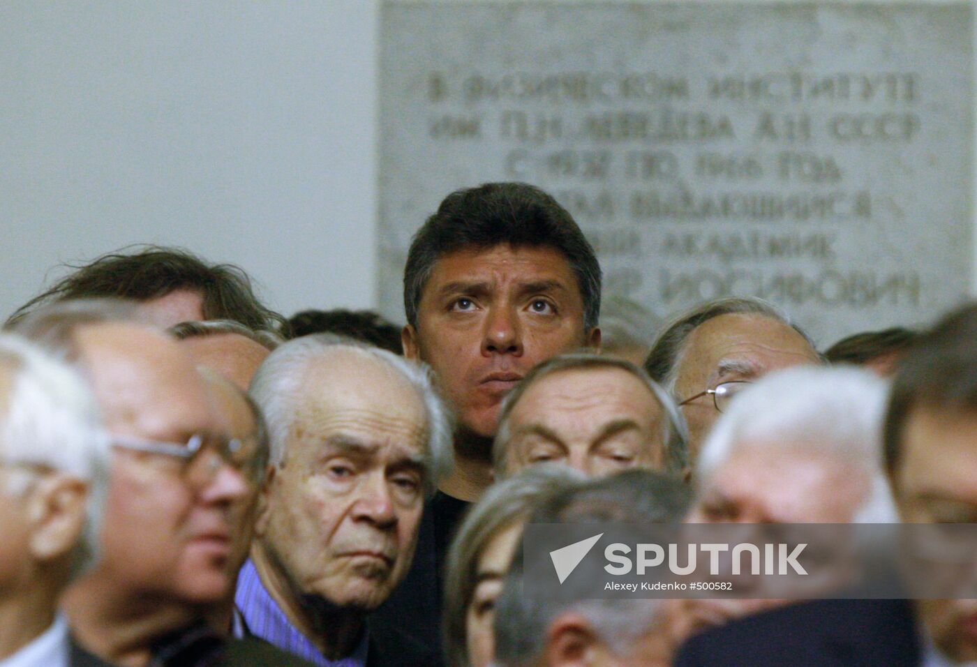 Solidarity opposition movement co-chairman Boris Nemtsov