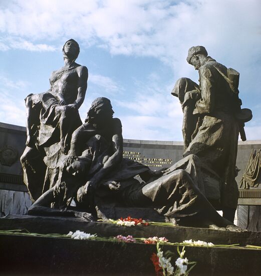 Monument of heroic defense of Leningrad