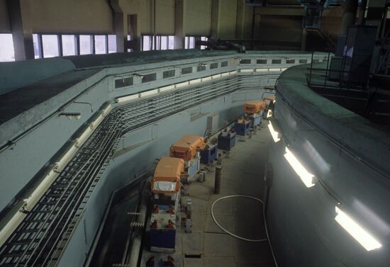 Fragment of circular accelerator of "photonic factory"