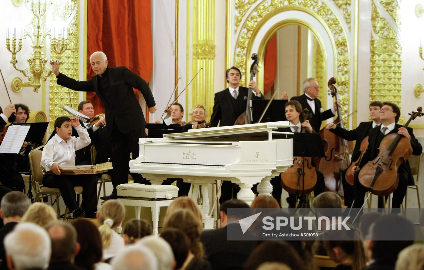 Vladimir Spivakov takes part in Rising Stars At The Kremlin