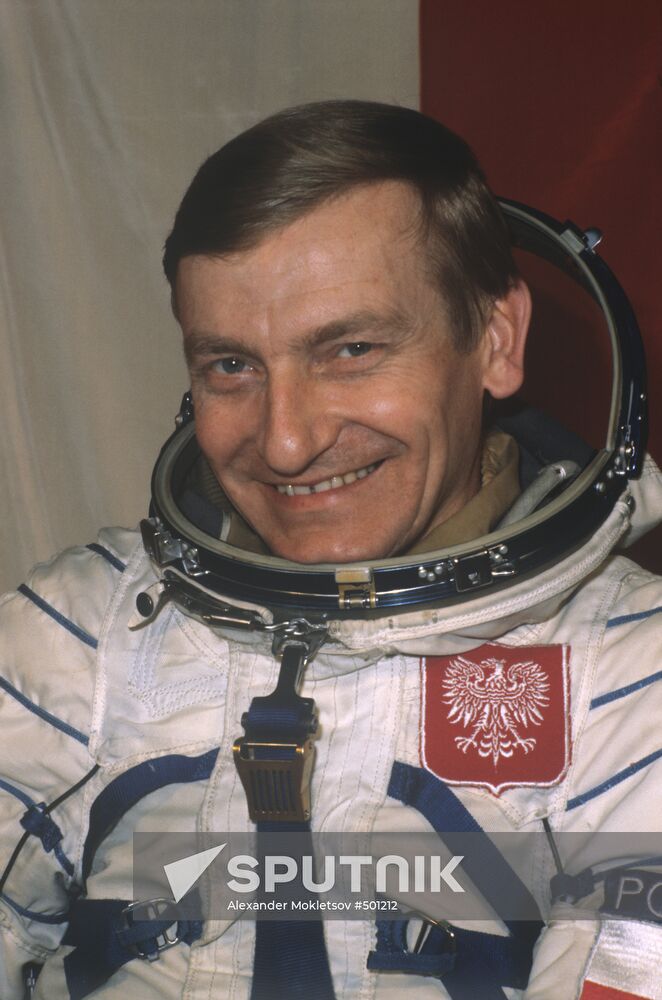 Polish cosmonaut Mirosław Hermaszewski