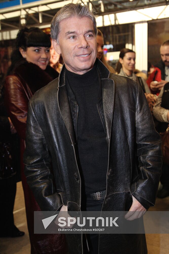 Oleg Gazmanov attends Vivat Anna! movie premiere