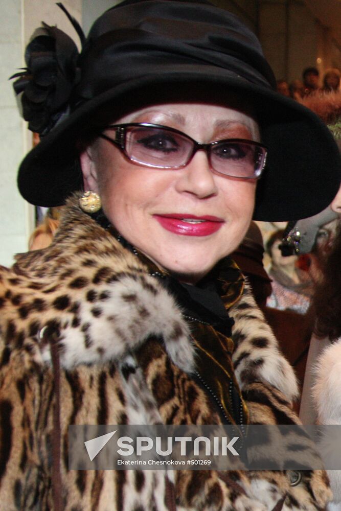 Svetlana Morgunova attends Vivat Anna! movie premiere