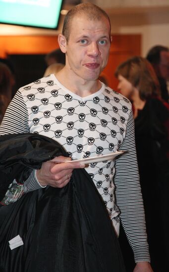 Ivan Kokorin attends Vivat Anna! movie premiere