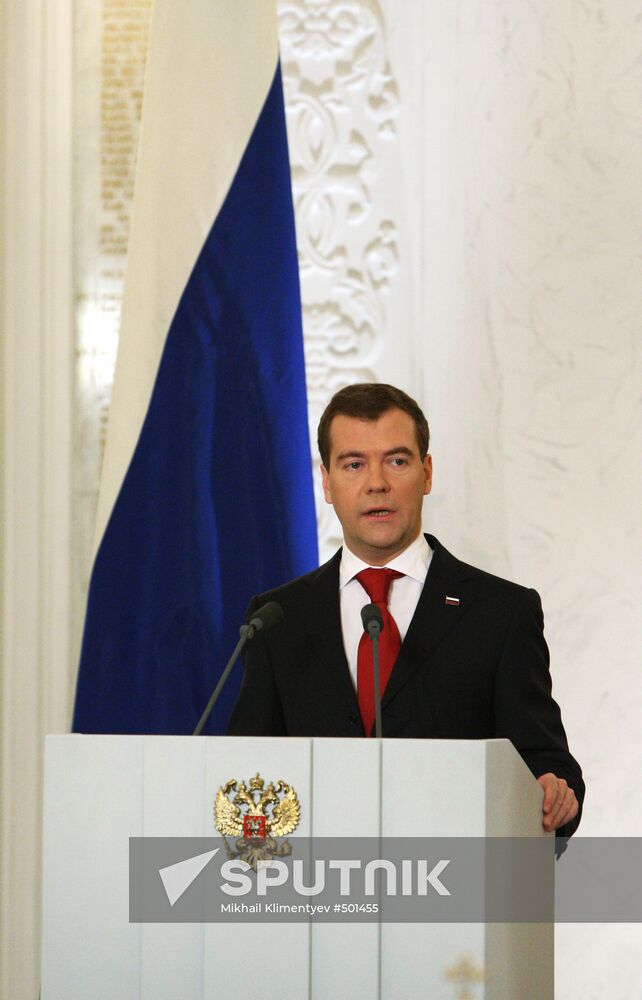 Russian president's state of the nation address